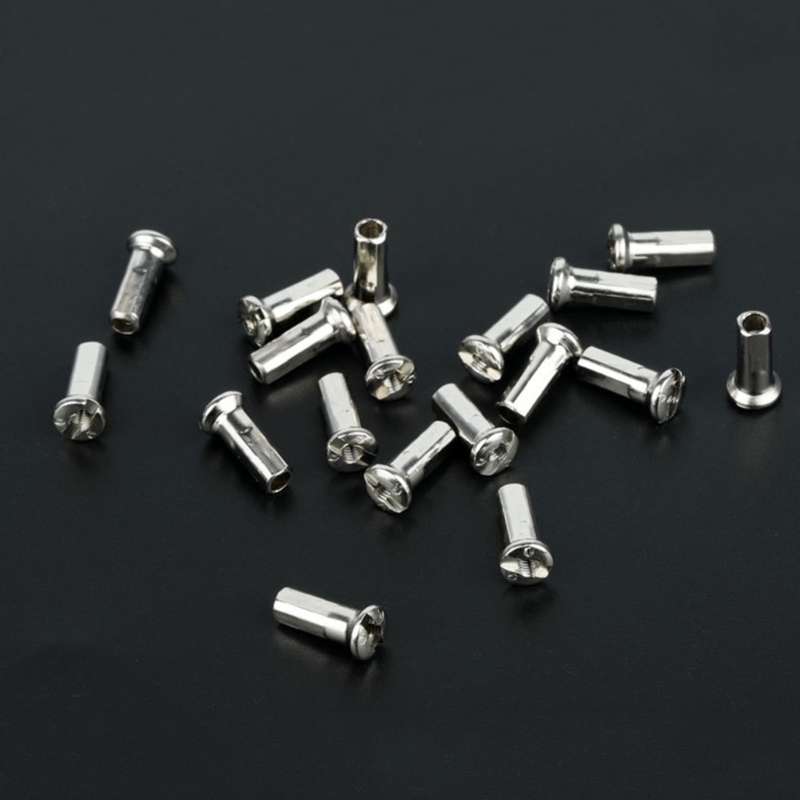 Bộ 50 Đồng Nói Núm Vú 14G 13G  - đánh giá và giá Spoke Nipple Brass